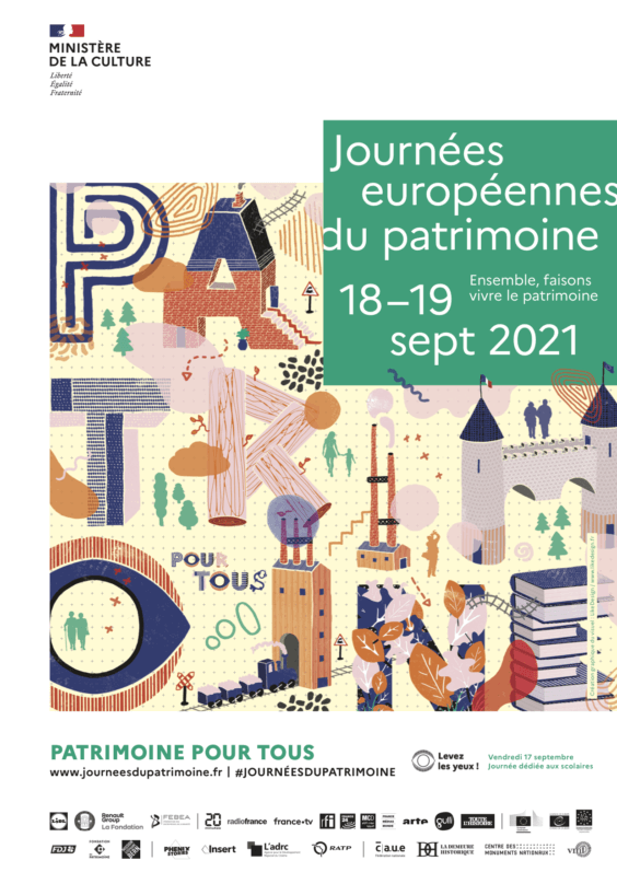 Les Journées européennes du patrimoine les 18 et 19 septembre 2021