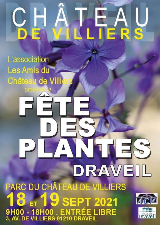 Lire la suite à propos de l’article Fête des plantes à Draveil (91) les 18 et 19 septembre 2021