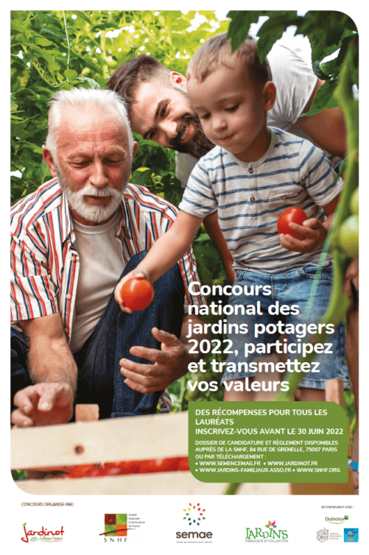 Lire la suite à propos de l’article Concours National des Jardins Potagers 2022 : Inscrivez-vous pour le plaisir !