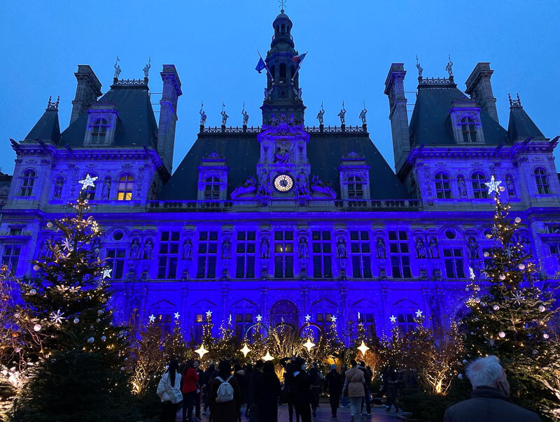 Illuminations, Hôtel de Ville, Paris scintille, Paris 4e (75)