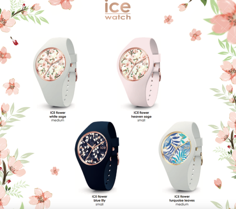 Montres ICE flower, quatre modèles, Ice Watch, février 2022