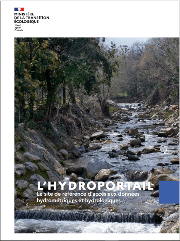 Plaquette, l’HydroPortail : le nouveau site de référence d’accès aux données hydrométriques et hydrologiques