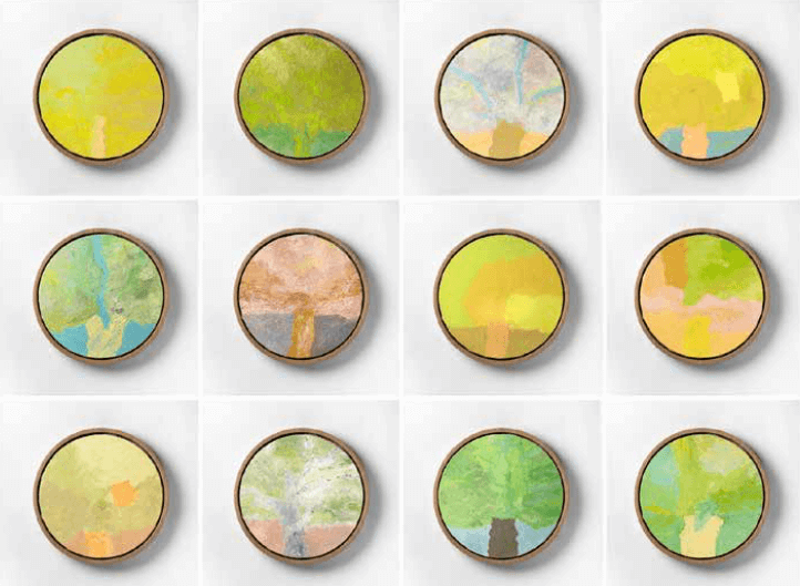 Etel Adnan, Olivéa Hommage à la Déesse de l’Olivier