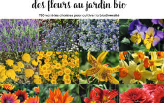 Le Guide Terre vivante des fleurs au jardin bio. 750 variétés choisies pour cultiver la biodiversité. Brigitte Lapouge-Déjean, Éditions Terre Vivante, mars 2022.