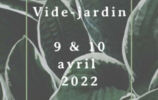 Vide-jardin les samedi 9 et dimanche 10 avril 2022 sur la Péniche Librairie (Paris 19e)