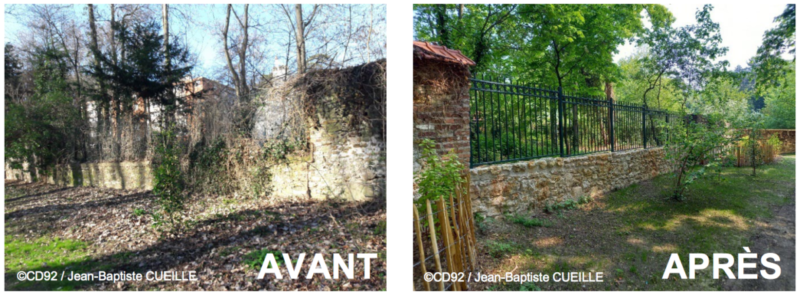 Jardin de l'Aigle Blanc réaménagé, Châtenay-Malabry, Hauts-de-Seine
