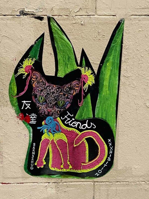 Lire la suite à propos de l’article Collage (street art) à Montmartre (Paris 18e)