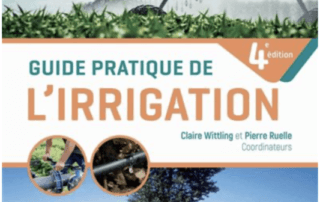 Guide pratique de l'irrigation (4ème édition). Claire Wittling, Pierre Ruelle, Éditions Quae, août 2022.