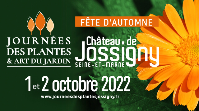 Journées des Plantes & Art du jardin de Jossigny (77) les 1er et 2 octobre 2022