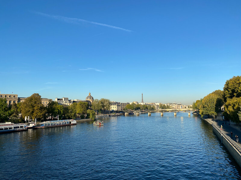 La Seine vue du Pont Neuf, Paris (75)
