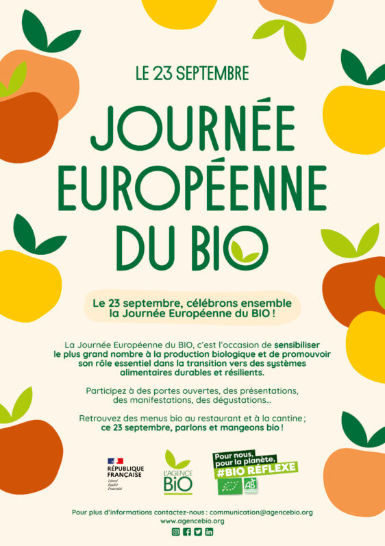 Journée européenne du bio, 23 septembre 2022