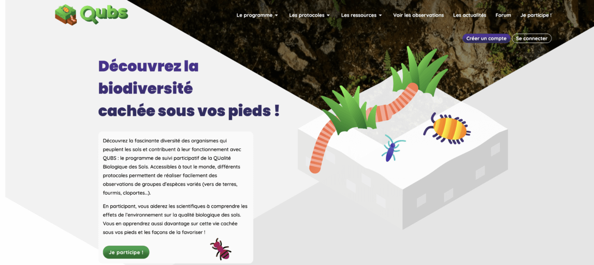 Lire la suite à propos de l’article Nouveau programme de sciences participatives sur la qualité biologique des sols : QUBS