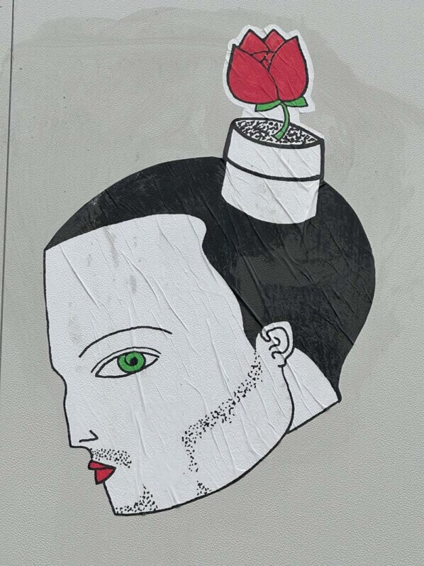 Collage de Fred Le Chevalier, Paris 11e (75)