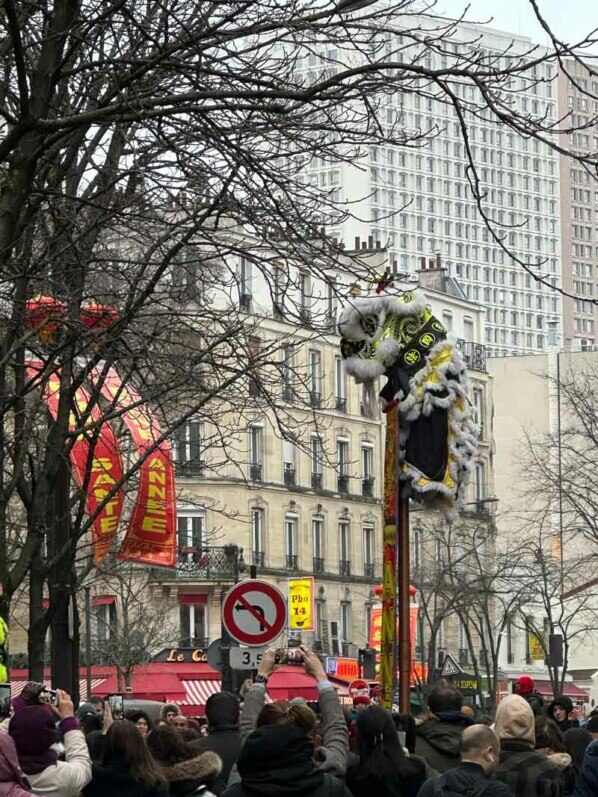 Nouvel an chinois, avenue de Choisy, Paris 13e (75)