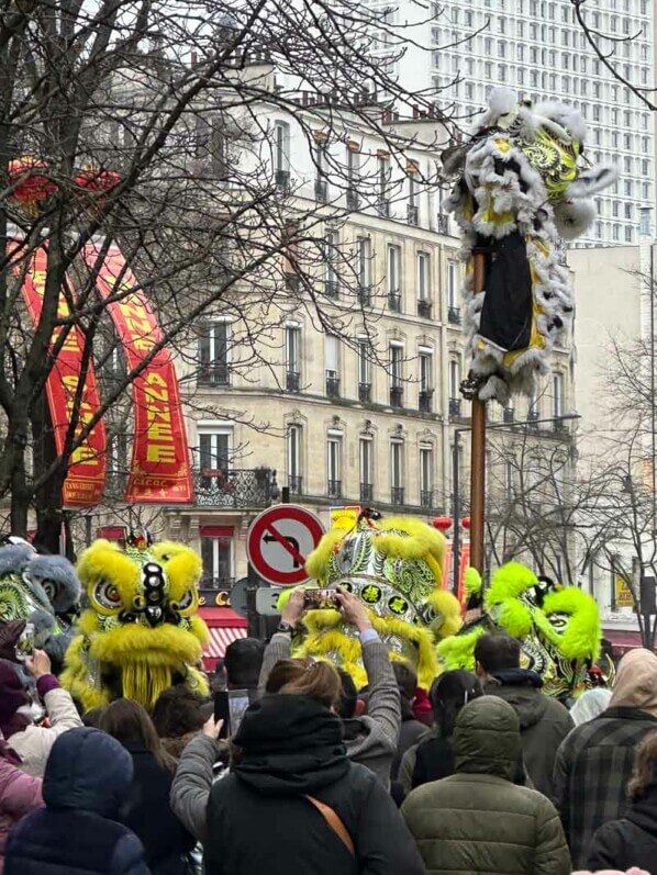 Nouvel an chinois, avenue de Choisy, Paris 13e (75)