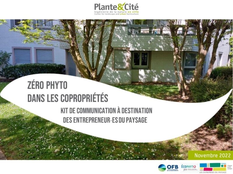 Kit de communication "Zéro phyto dans les copropriétés"