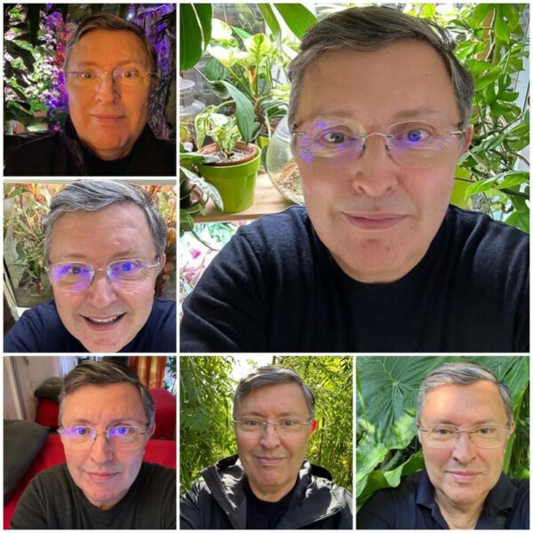 Autoportraits (selfies) d'Alain Delavie, Paris (75)