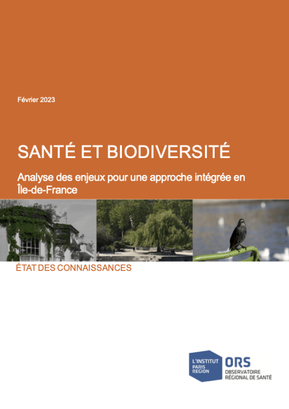 étude "Santé et biodiversité, Analyse des enjeux pour une approche intégrée en Île-de-France"