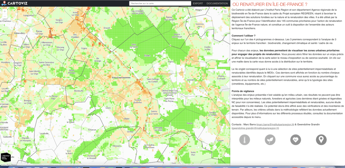 Lire la suite à propos de l’article Carto : Où renaturer en Île-de-France ?