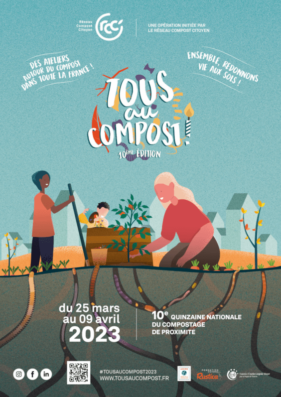10e édition de Tous au Compost ! en Île-de-France du 25 mars au 9 avril 2023