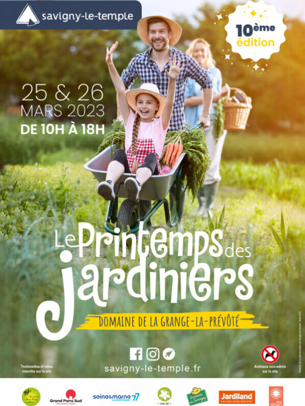 Le Printemps des Jardiniers à Savigny-le-Temple (77) les 25 et 26 mars 2023