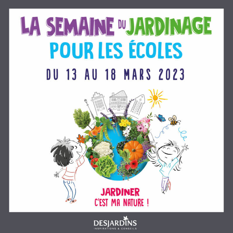 Lire la suite à propos de l’article La semaine du jardinage pour les écoles du 13 au 18 mars 2023
