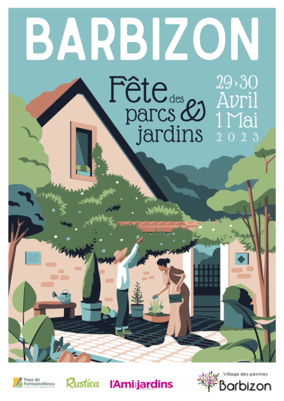 Fête des Parcs & Jardins à Barbizon (77) du 29 avril au 1er mai 2023