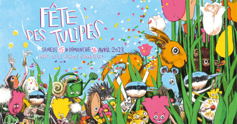 La Fête des tulipes à Saint-Denis (93) les 15 et 16 avril 2023