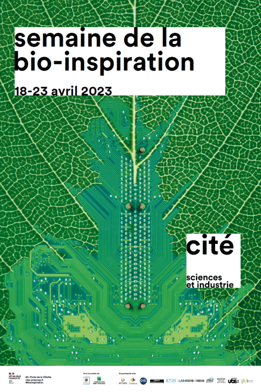 Semaine de la bio-inspiration du 18 au 23 avril 2023 à la Cité des sciences et de l’industrie