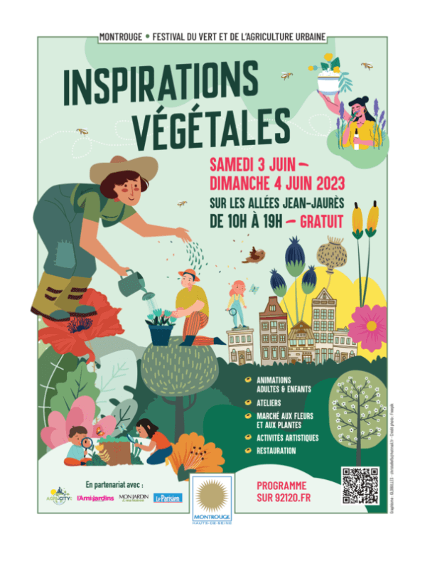 6ème édition du Festival Inspirations Végétales du 3 au 4 juin 2023 à Montrouge (92)