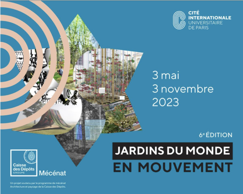 6e édition des Jardins du monde en mouvement du 3 mai au 3 novembre 2023