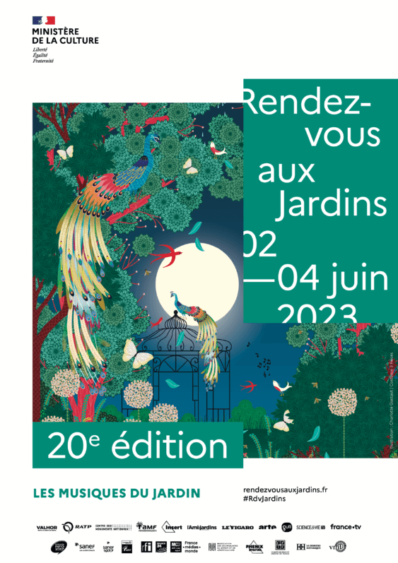 La 20e édition des Rendez-vous aux jardins, du 2 au 4 juin 2023, explore « Les musiques du jardin »