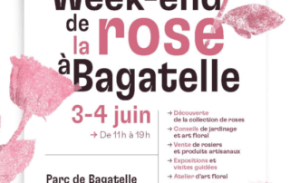 Week-end de la rose au parc de Bagatelle (Paris 16e) les 3 et 4 juin 2023