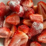 Mes premières fraises, fraises Mariguette, dessert, Paris 19e (75)