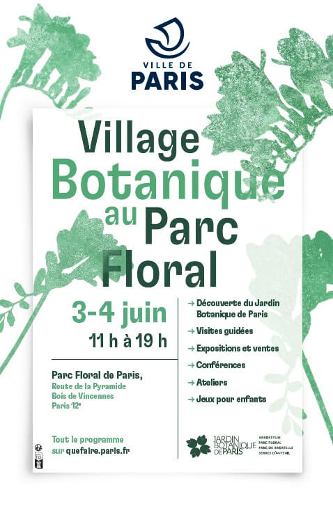 Village botanique au Parc Floral de Paris les 3 et 4 juin 2023