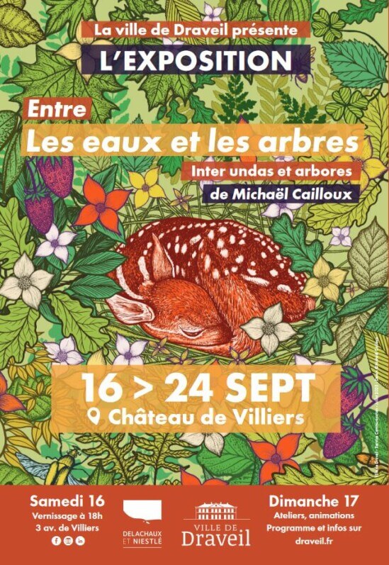 Michaël Cailloux, Exposition "Entre les Eaux et Les Arbres", du 16 au 24 septembre 2023 à Draveil (91)