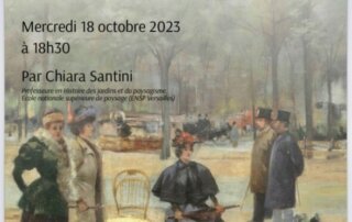 Conférence “La création des jardins publics parisiens au XIXe siècle : une histoire politique” le 18 octobre 2023