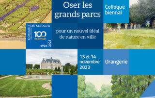 Colloque "Oser les grands parcs" les lundi 13 et mardi 14 novembre 2023 - Domaine départemental de Sceaux