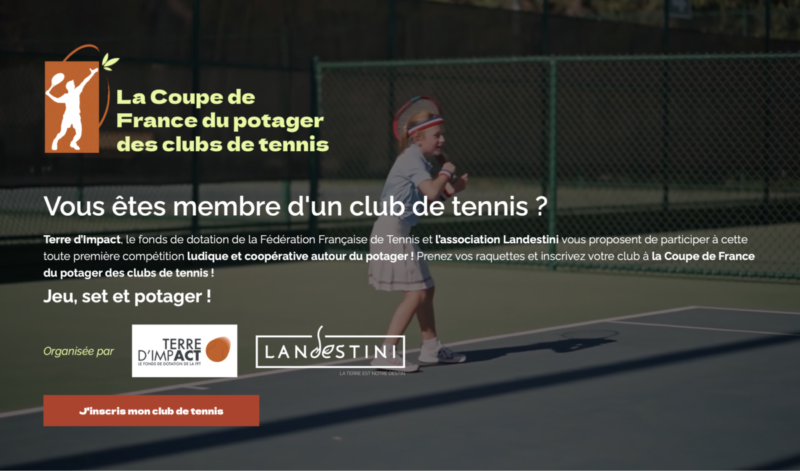 La Coupe de France du potager des Clubs de tennis