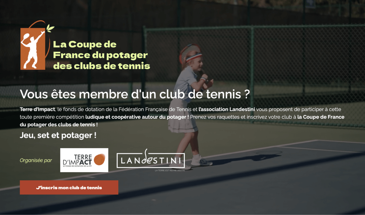 Lire la suite à propos de l’article Lancement de la Coupe de France du potager des Clubs de tennis