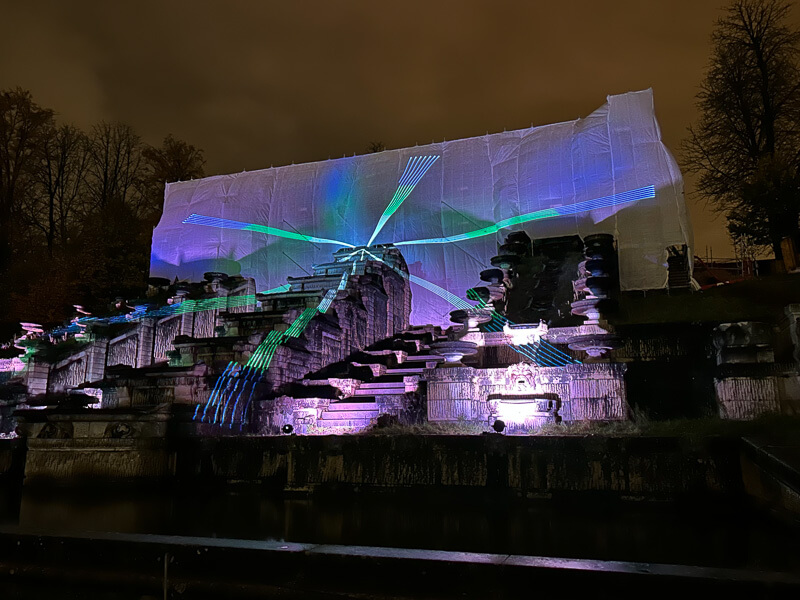 Lumières en Seine, parc de Saint-Cloud, Saint-Cloud (92)