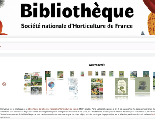 Lancement du catalogue de la bibliothèque de la Société nationale d’Horticulture de France