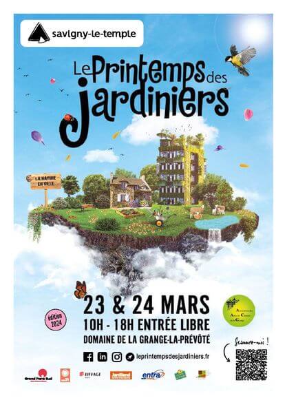 Lire la suite à propos de l’article Le Printemps des Jardiniers les 23 et 24 mars 2024 à Savigny-le-Temple (77)
