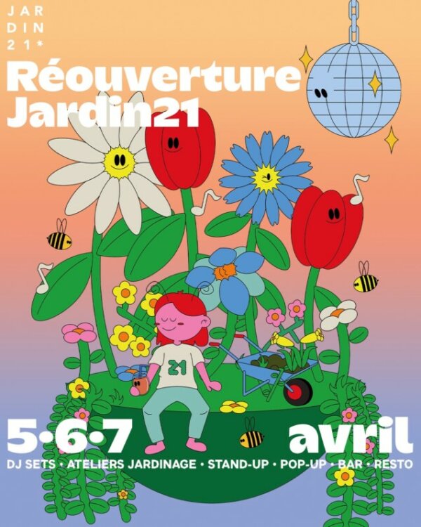 Réouverture du Jardin21 le 5 avril 2024