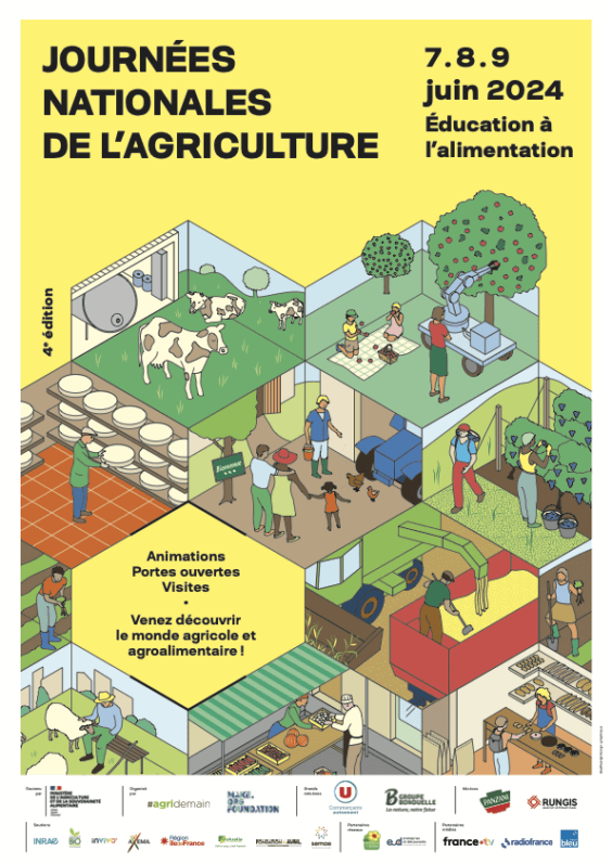 Lire la suite à propos de l’article 4e édition des Journées Nationales de l’Agriculture les 7, 8 et 9 juin 2024 partout en France