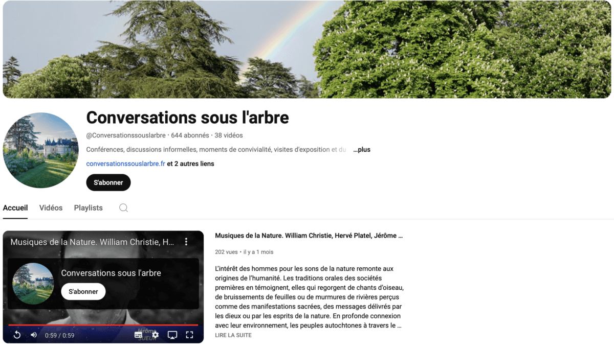 Lire la suite à propos de l’article Lancement de la chaîne YouTube des Conversations sous l’arbre – 32 vidéos déjà disponibles
