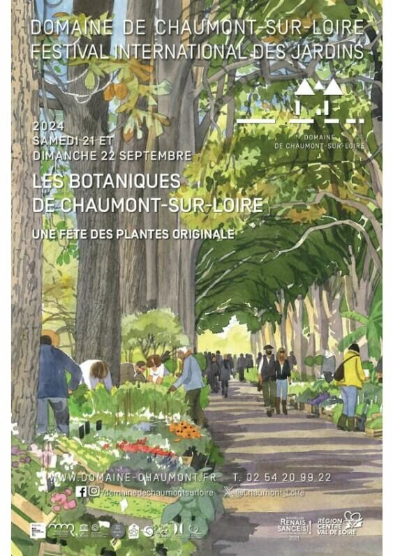 Lire la suite à propos de l’article Les Botaniques de Chaumont-sur-Loire les samedi 21 et dimanche 22 septembre 2024