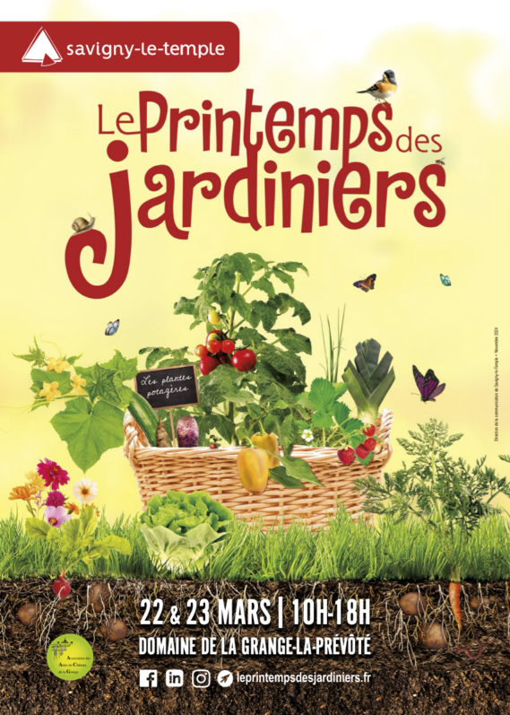 Lire la suite à propos de l’article 12e édition du Printemps des jardiniers les 22 et 23 mars 2025 au Domaine de la Grange-la-Prévôté à Savigny-le-Temple (77)