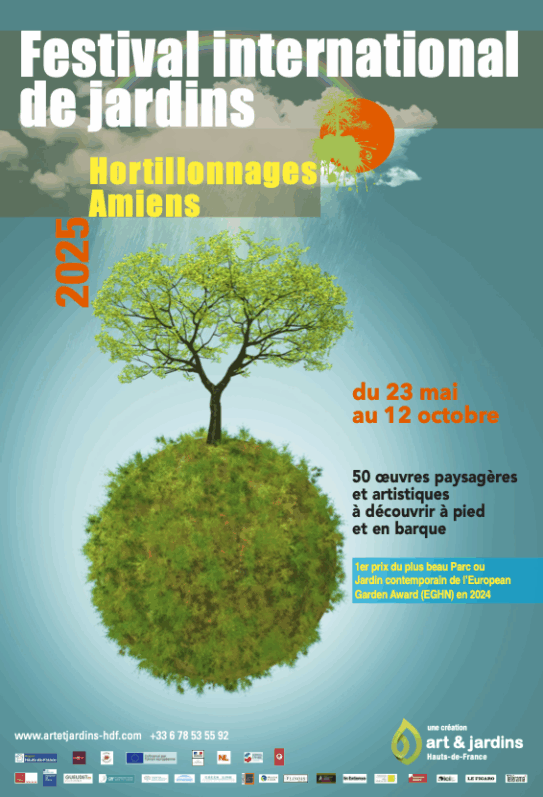 16e édition du Festival international de jardins dans les Hortillonnages d’Amiens du 23 mai au 12 octobre 2025