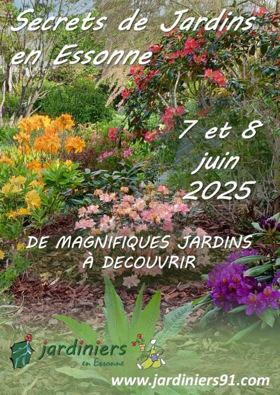 Secrets de Jardins en Essonne les 7 et 8 juin 2025
